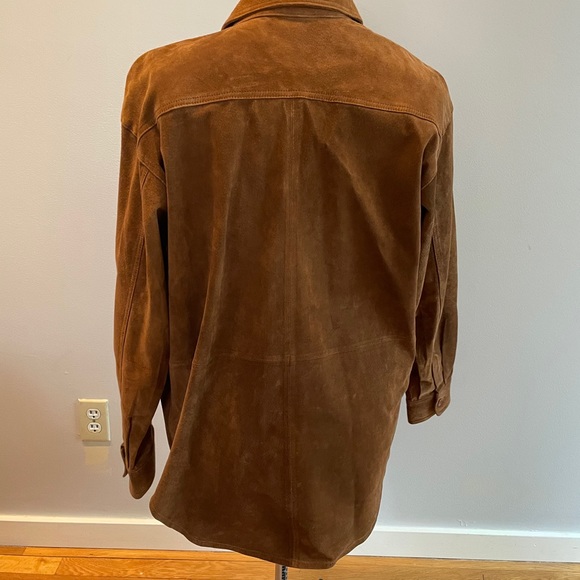 Leather button down top - Picture 2 of 3